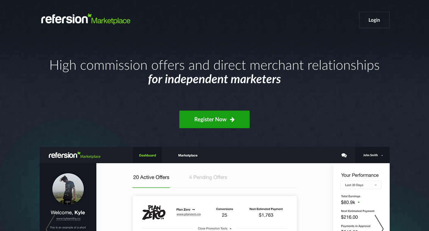 Refersion Marketplace