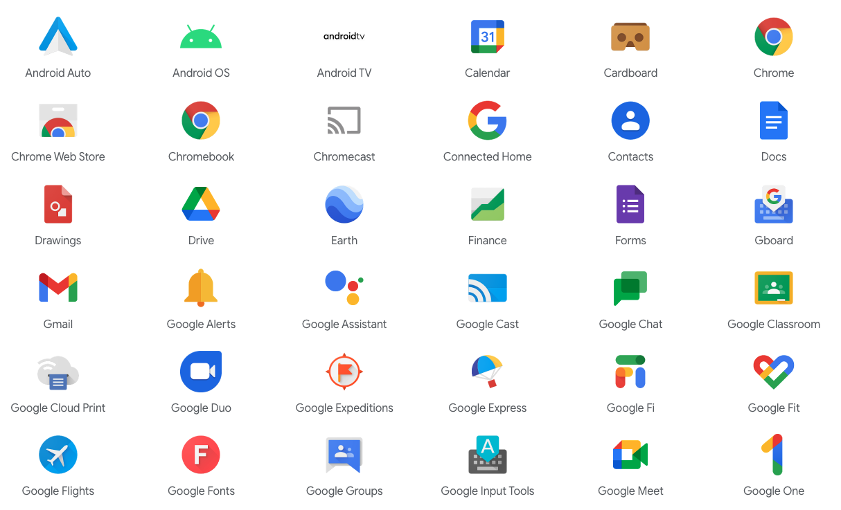 Browse All of Google's Products & Services - Google